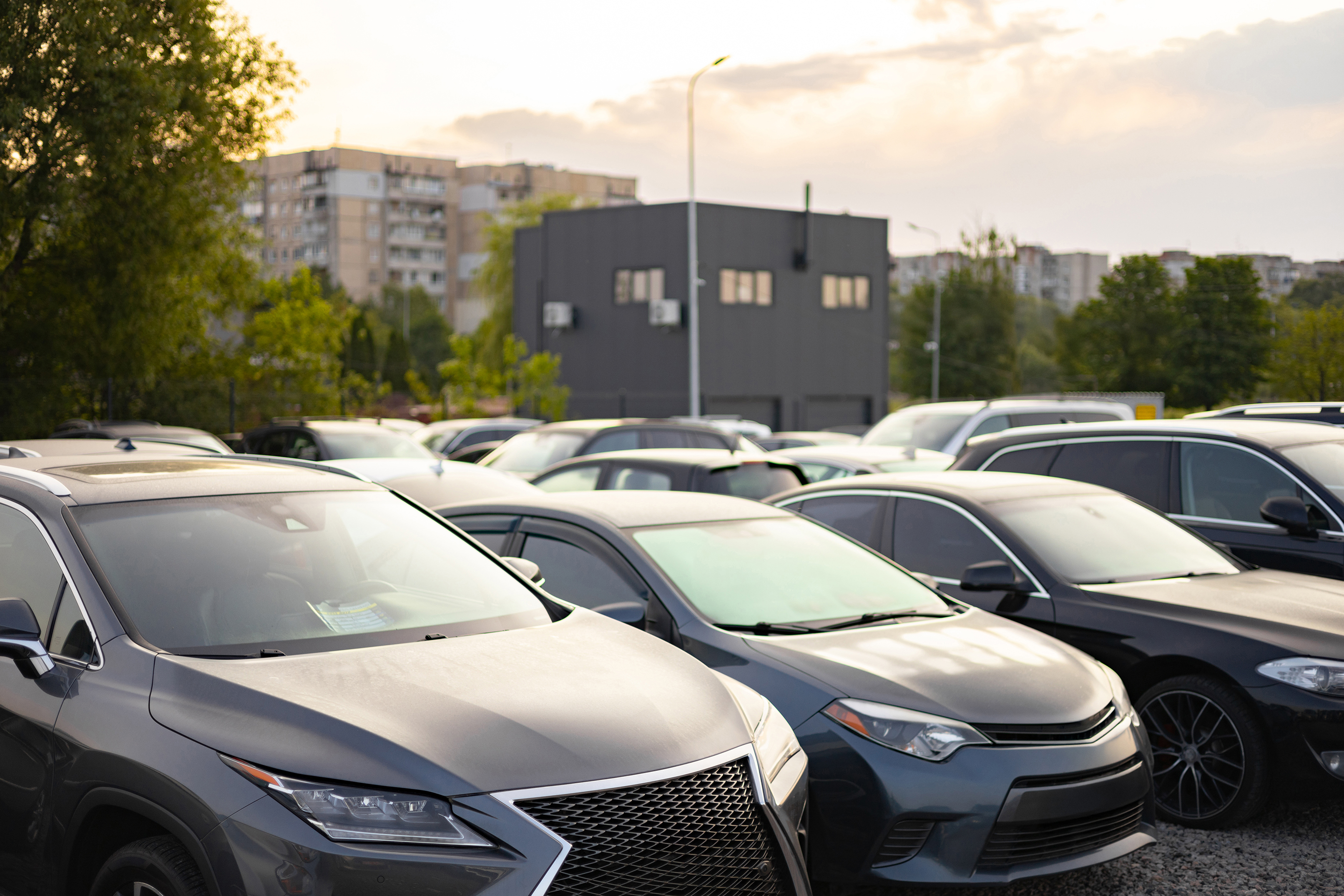 Autohaus Website automobiles filling a parking lot near buildings 2026 03 25 09 40 55 utc